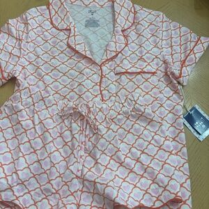 *NWT* Size Small Roller Rabbit x Target Women's Geo Hearts Short Sleeves and Sho